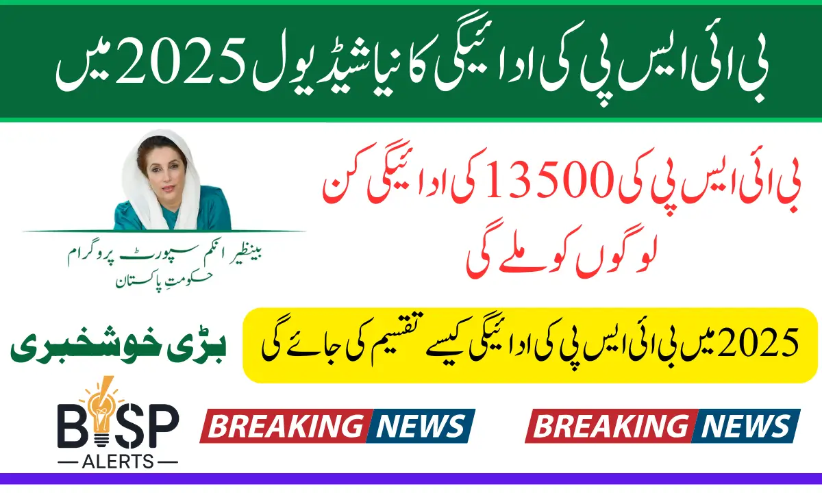 8171 BISP Payment Schedule For Registered Beneficiaries In 2025 Know Complete Details