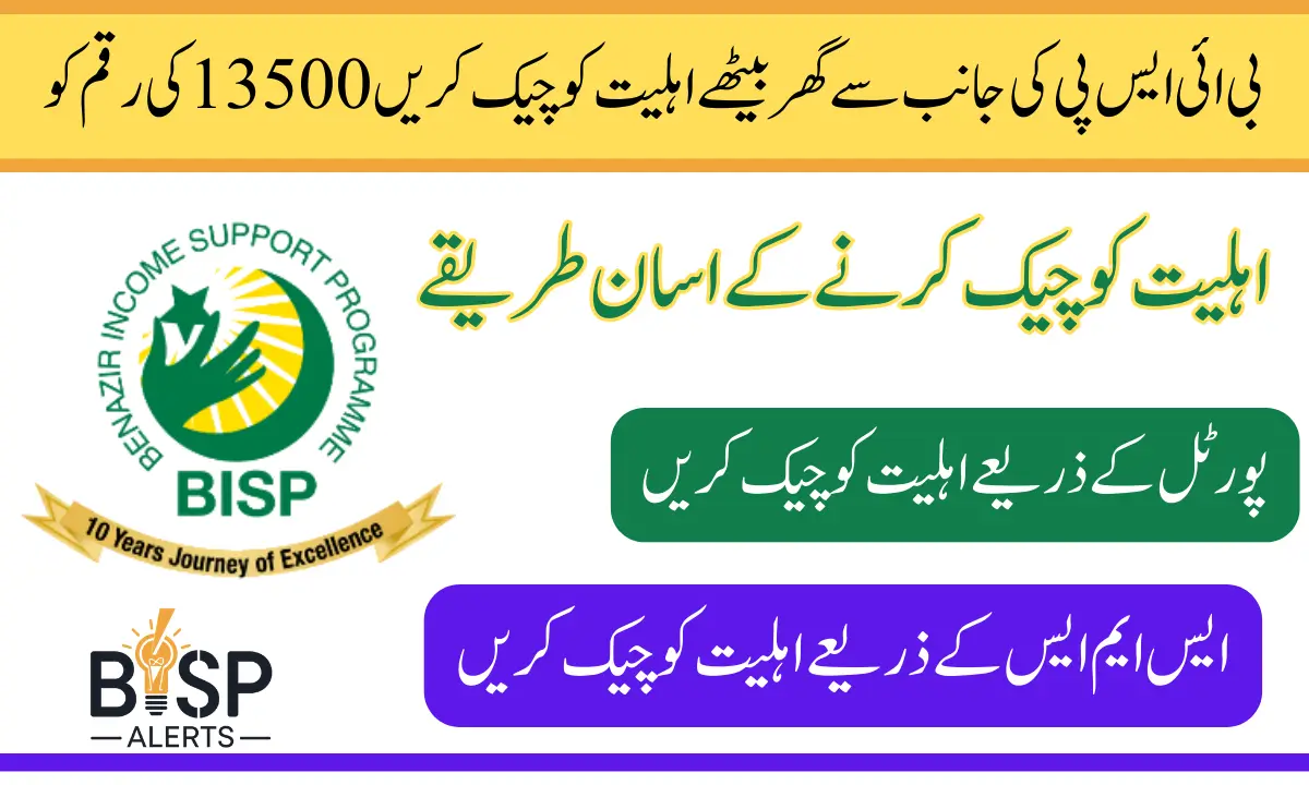 8171 Benazir Kafalat 13500 Payment Check Using CNIC Know Online And Offline Method 2025