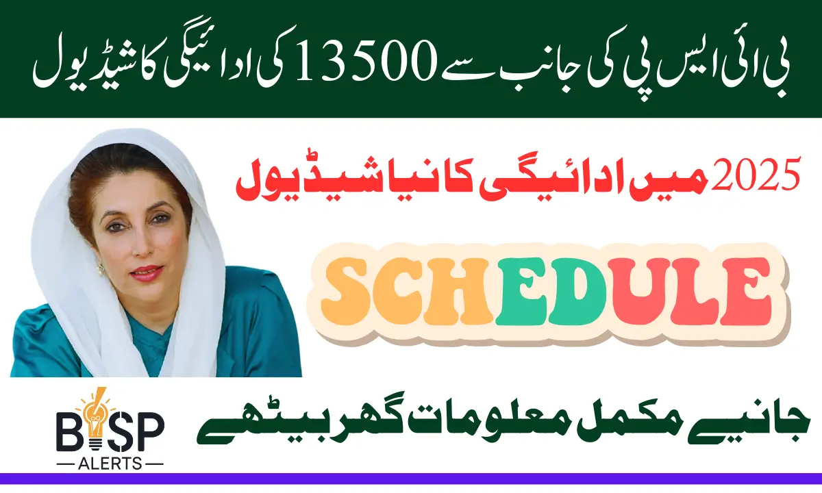 BISP 8171 Program 2025 Installment Schedule In Different Cities Announced Know Details