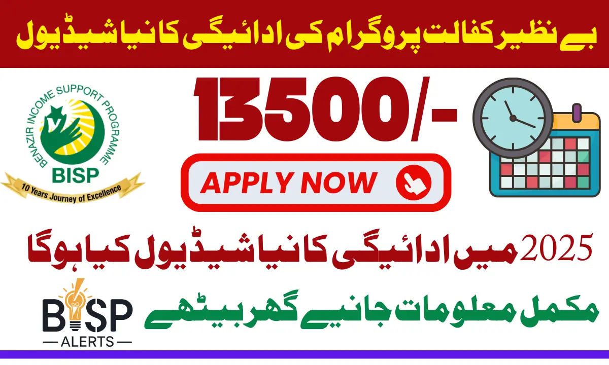 Benazir Kafaalat 13500 February Installment Schedule And Eligibility Criteria 2025