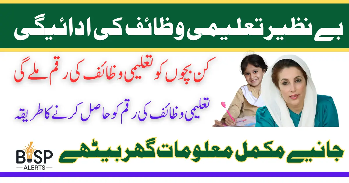 Benazir Taleemi Payment Check By Parents CNIC Through 8171 Web Portal 2025